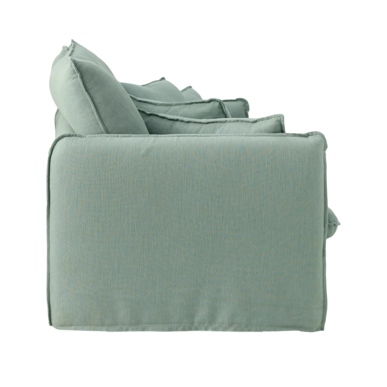 Canapé tissu effet lin Orphée