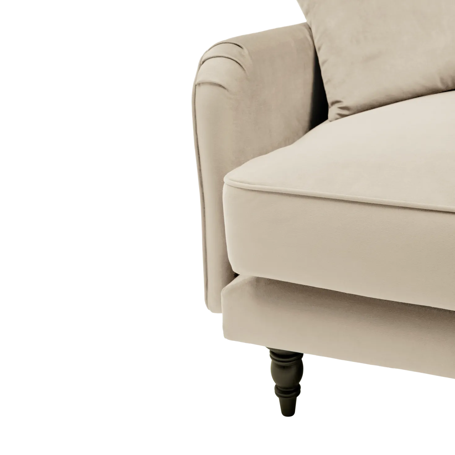 Canapé velours Olie