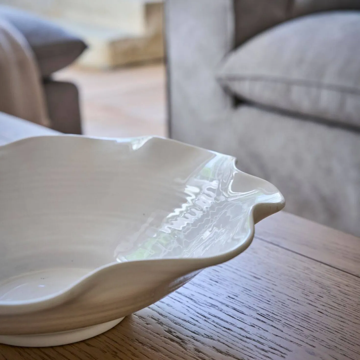 Centre de table céramique à corolle 38 cm Sixtine