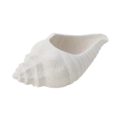 Centre de table céramique déco coquillage 32 cm Soizic