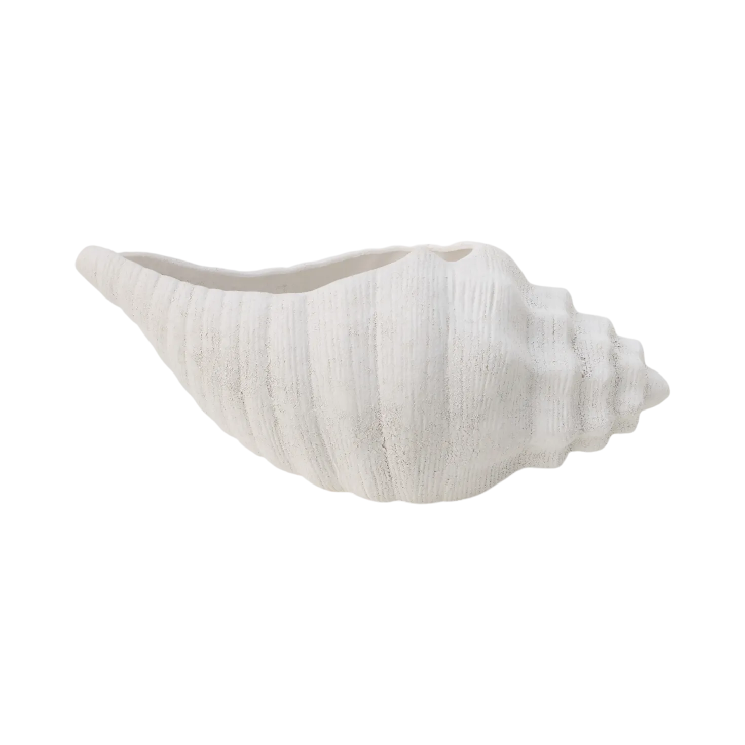 Centre de table céramique déco coquillage 49 cm Soizic