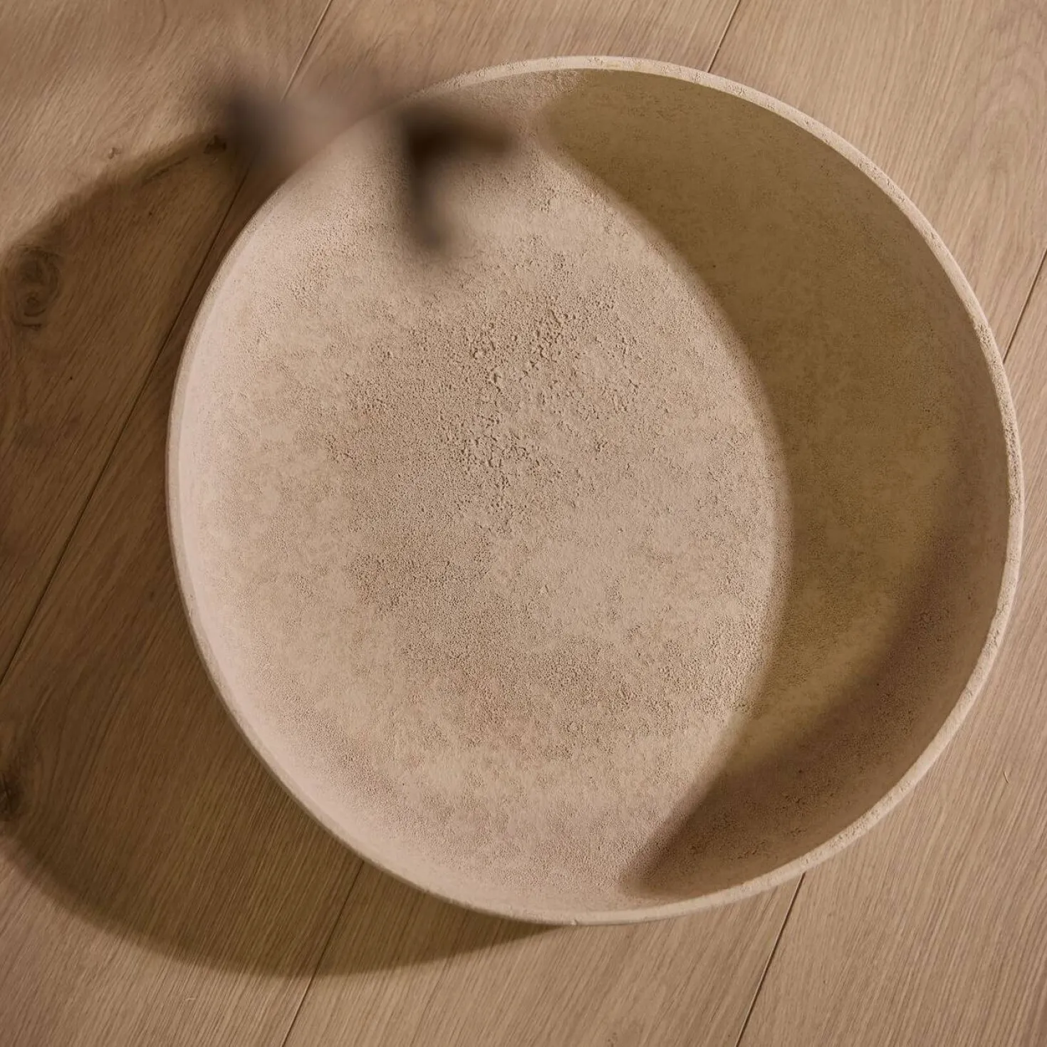 Centre de table céramique déco texturé 35 cm Sérafin