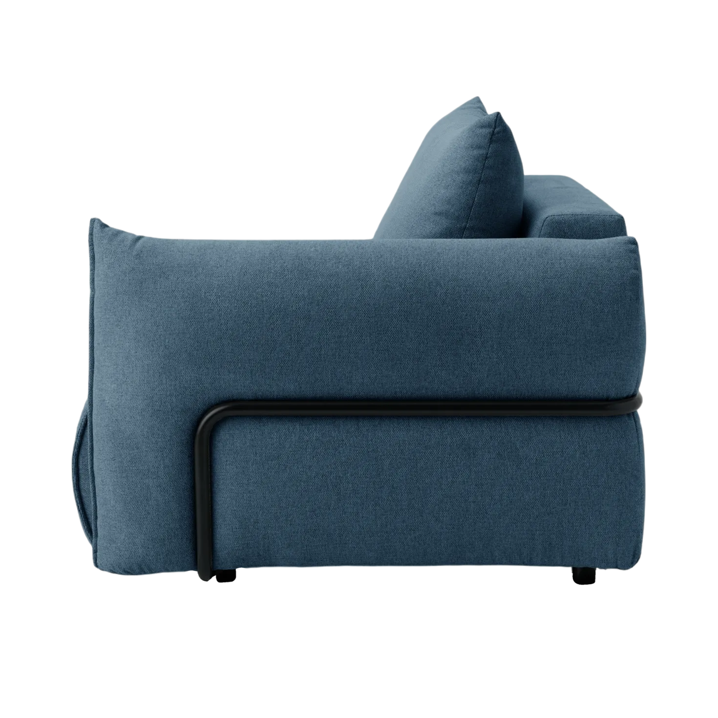 Chauffeuse avec accoudoir pour canapé modulable tissu Solal