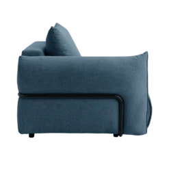 Chauffeuse avec accoudoir pour canapé modulable tissu Solal