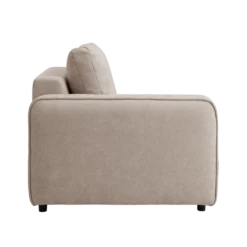 Chauffeuse avec accoudoir pour canapé modulable tissu Solenn