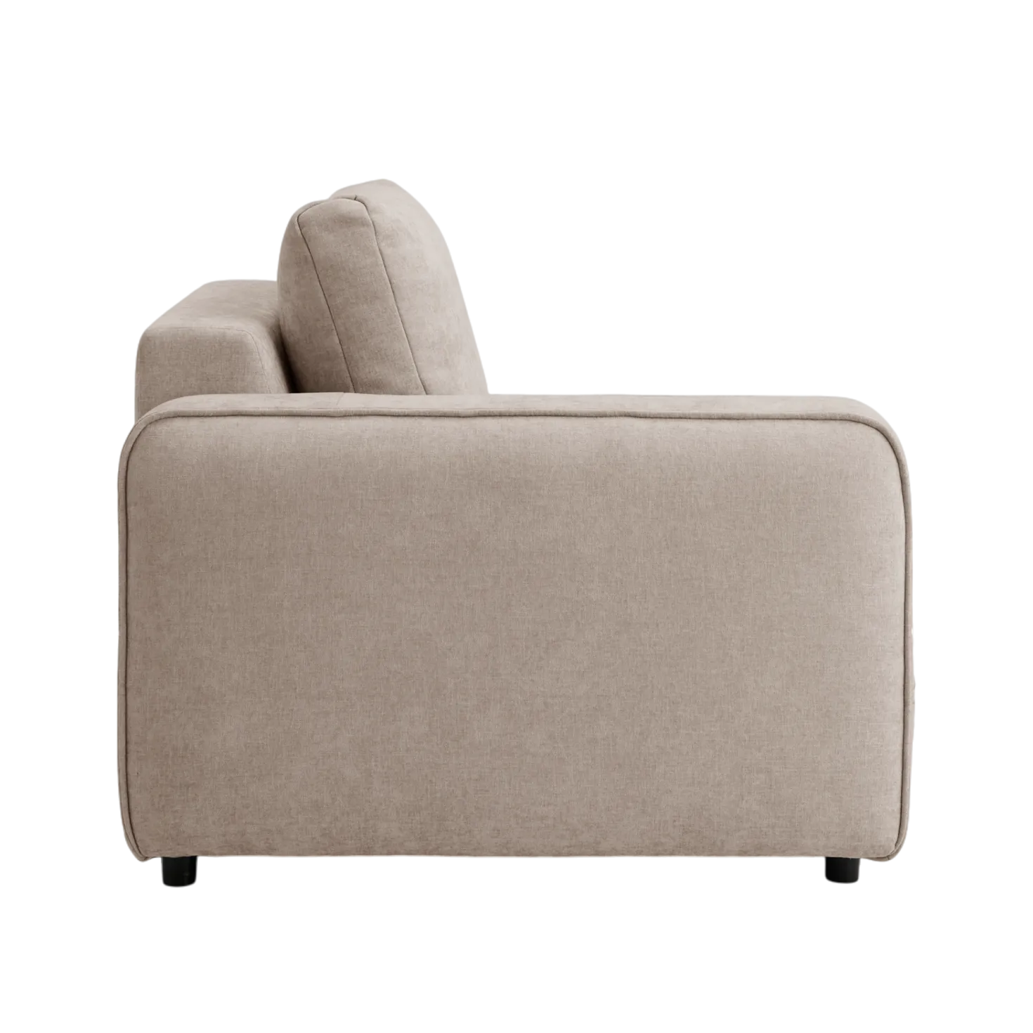 Chauffeuse avec accoudoir pour canapé modulable tissu Solenn