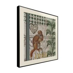 CM CREATION Tableau MC Jungle singe 60 x 60 cm