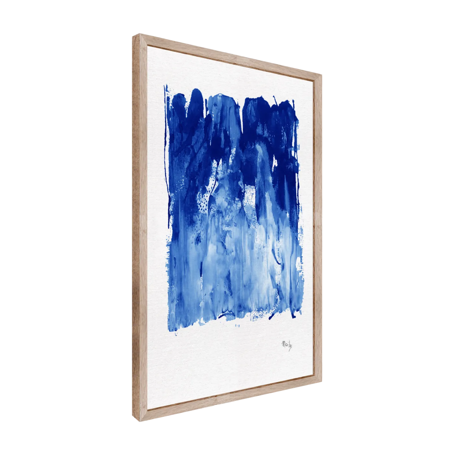 CM CREATION Tableau MY Bleu Klein F 50 x 70 cm