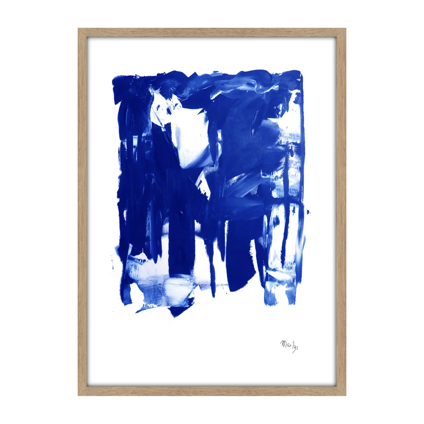 CM CREATION Tableau MY Bleu Klein A 50 x 70 cm
