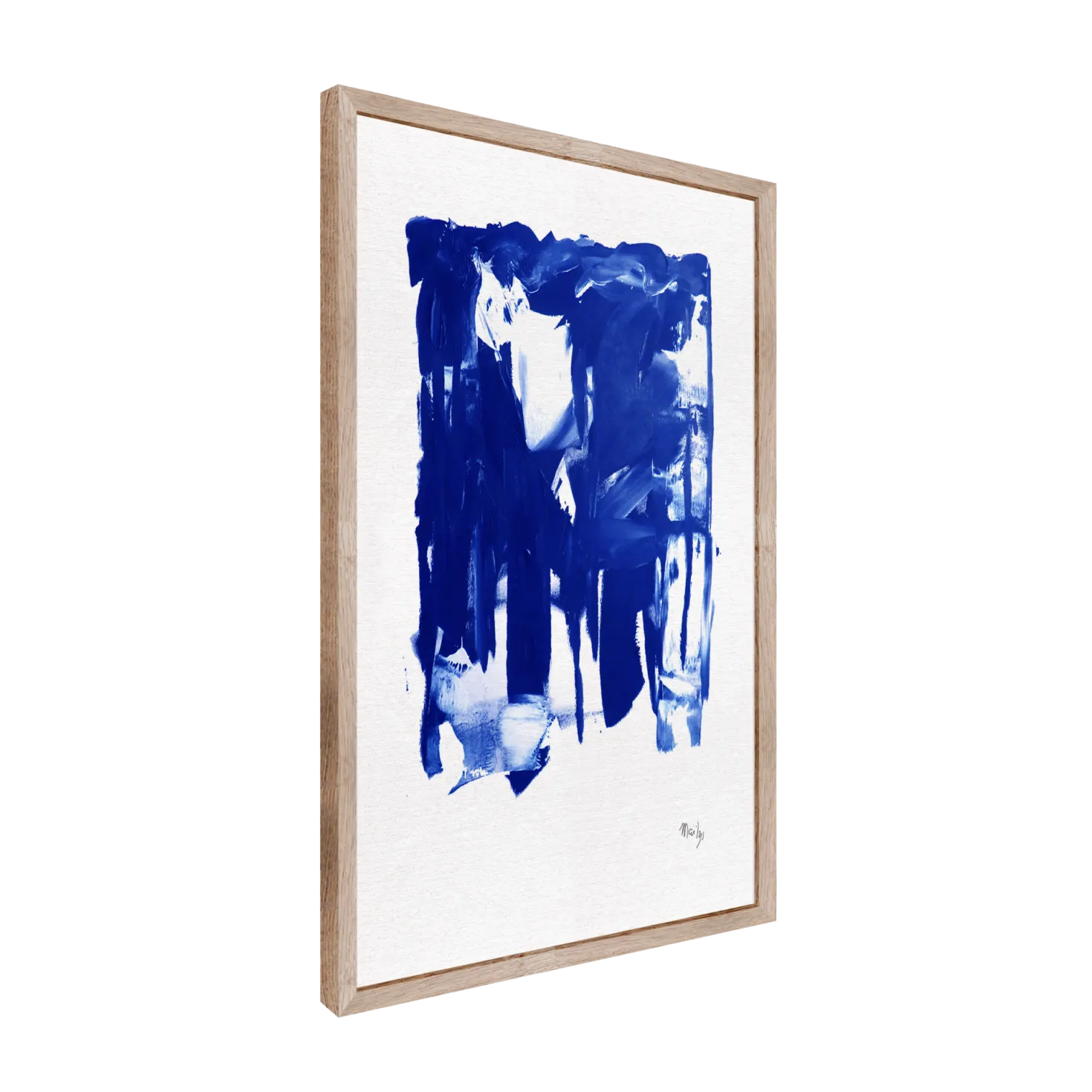 CM CREATION Tableau MY Bleu Klein A 50 x 70 cm