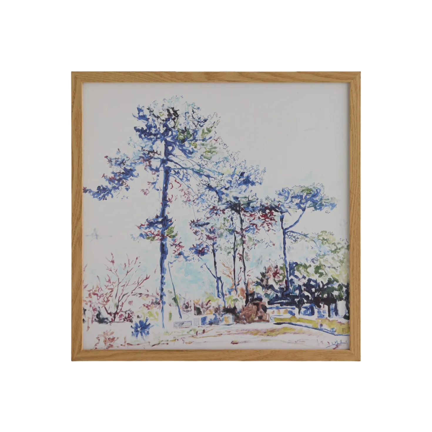 CM CREATION Tableau Saint-Trojan 50 x 50 cm