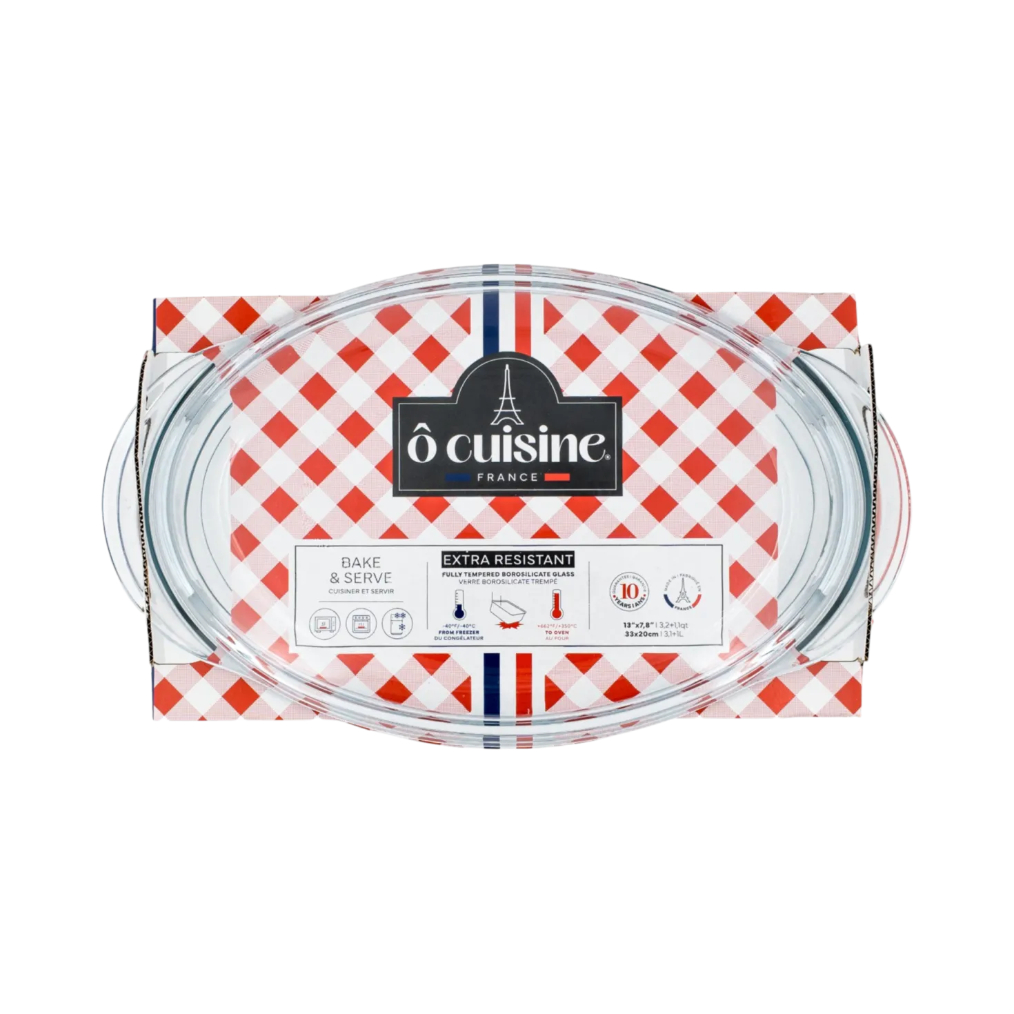Cocotte ovale avec couvercle 4L