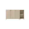 Combinaison rangement 3 portes + 2 niches 156 cm Paloma