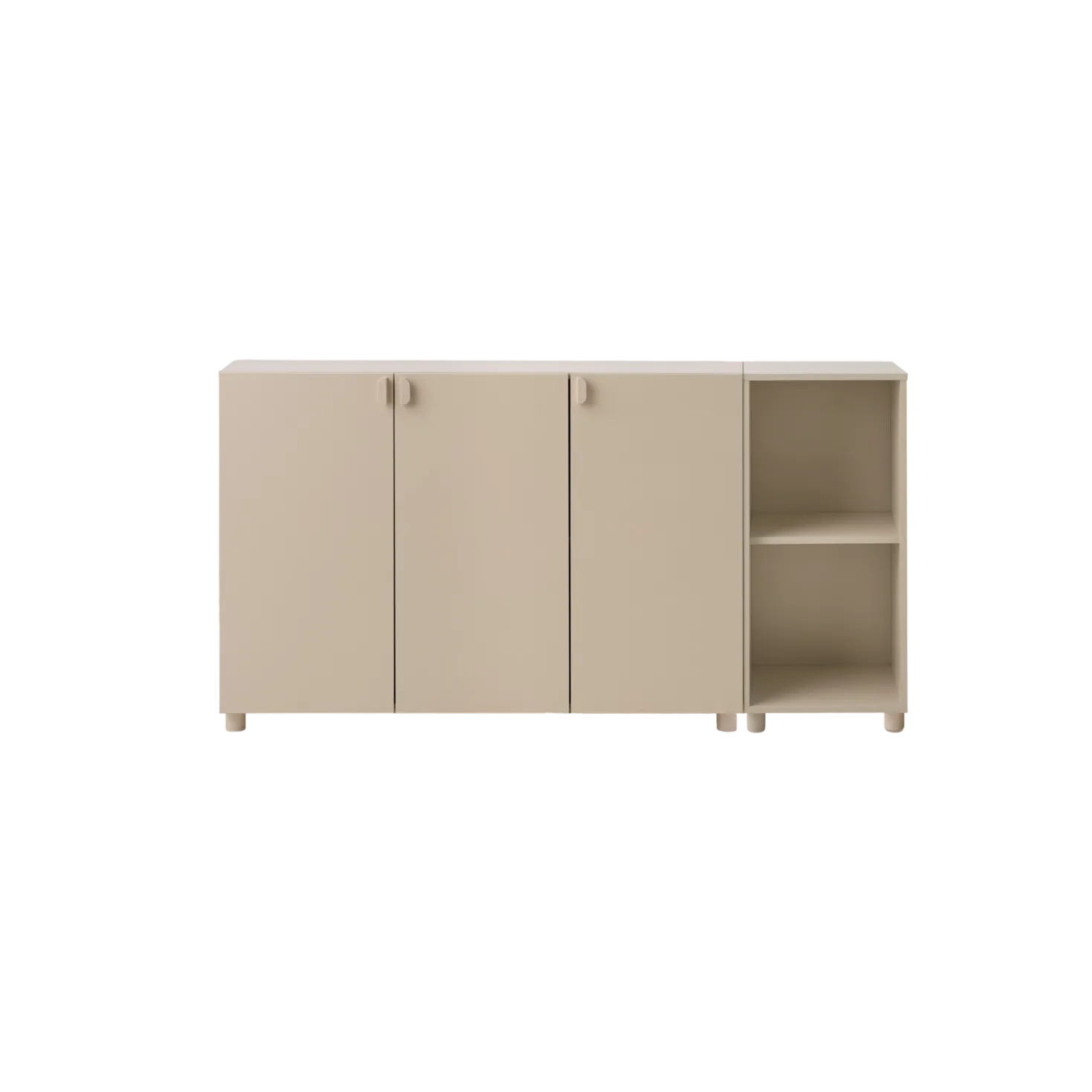 Combinaison rangement 3 portes + 2 niches 156 cm Paloma