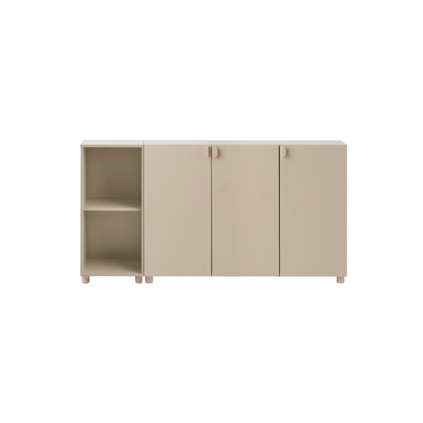 Combinaison rangement 3 portes + 2 niches 156 cm Paloma