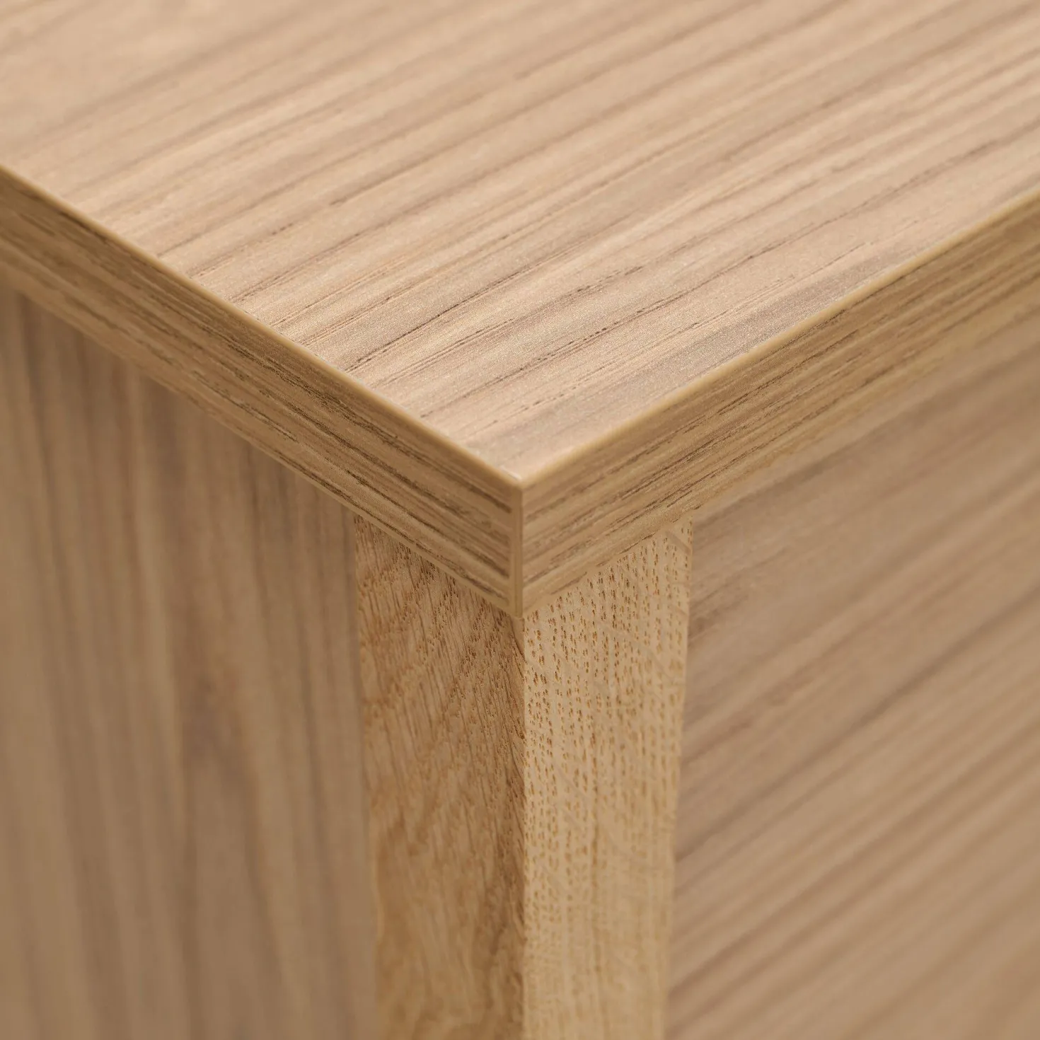 Commode décor bois 3 tiroirs Simon