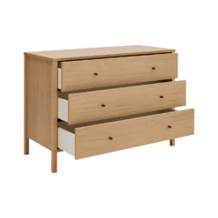 Commode décor bois 3 tiroirs Simon