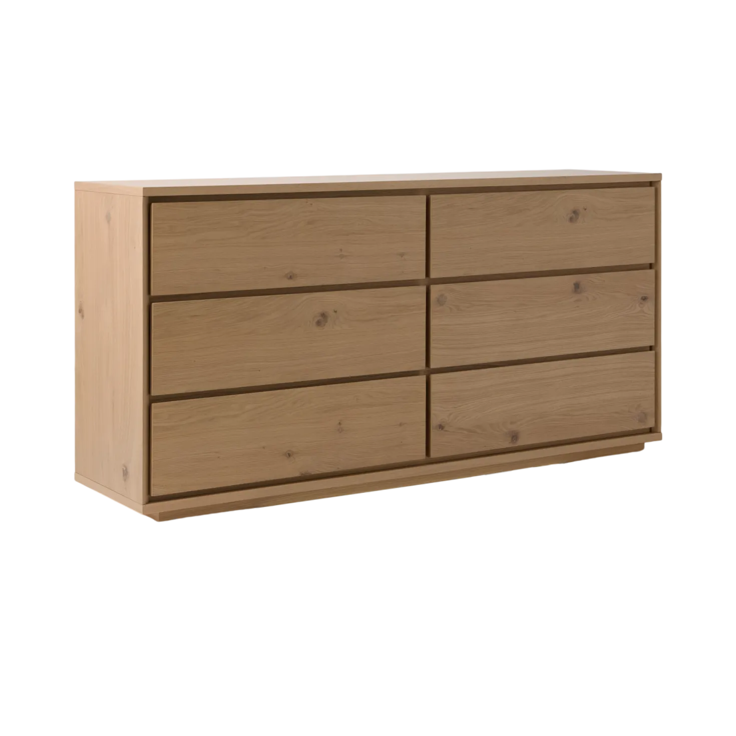 Commode 6 tiroirs bois Albin