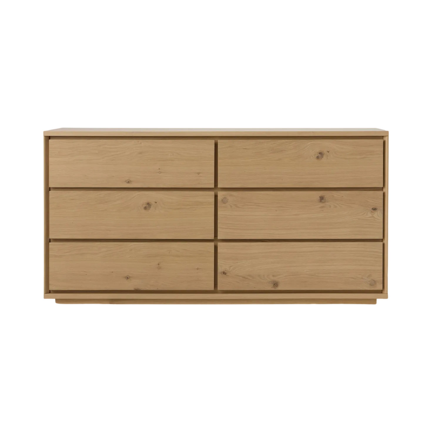 Commode 6 tiroirs bois Albin