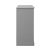 Commode 4 tiroirs bois Théa, Gris