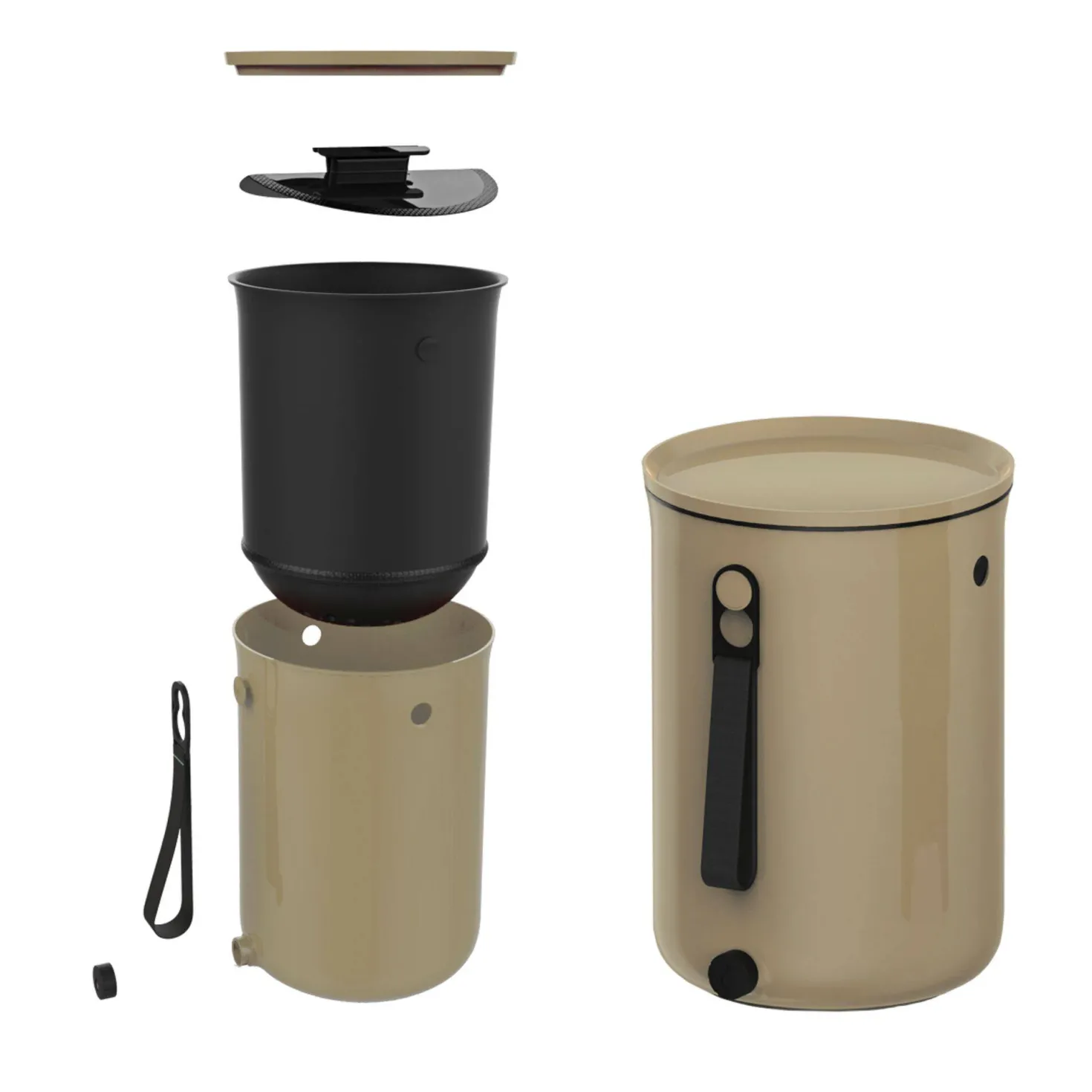 Composteur interieur Bokashi Organko 2