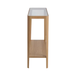 Console bois et verre Alice