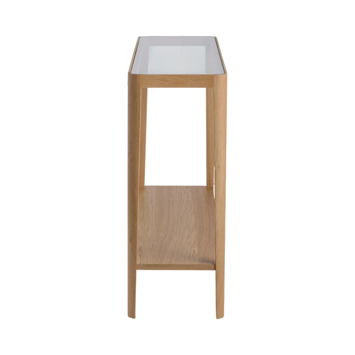 Console bois et verre Alice