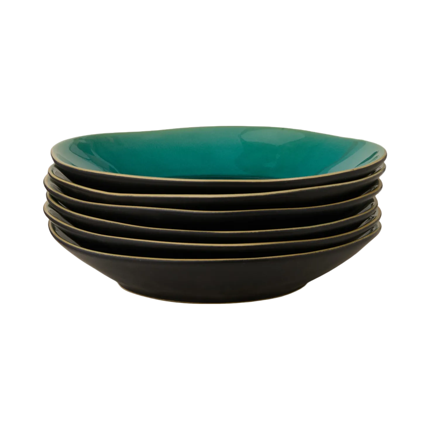 COSTA NOVA Lot de 6 Assiettes creuses D25cm Riviera