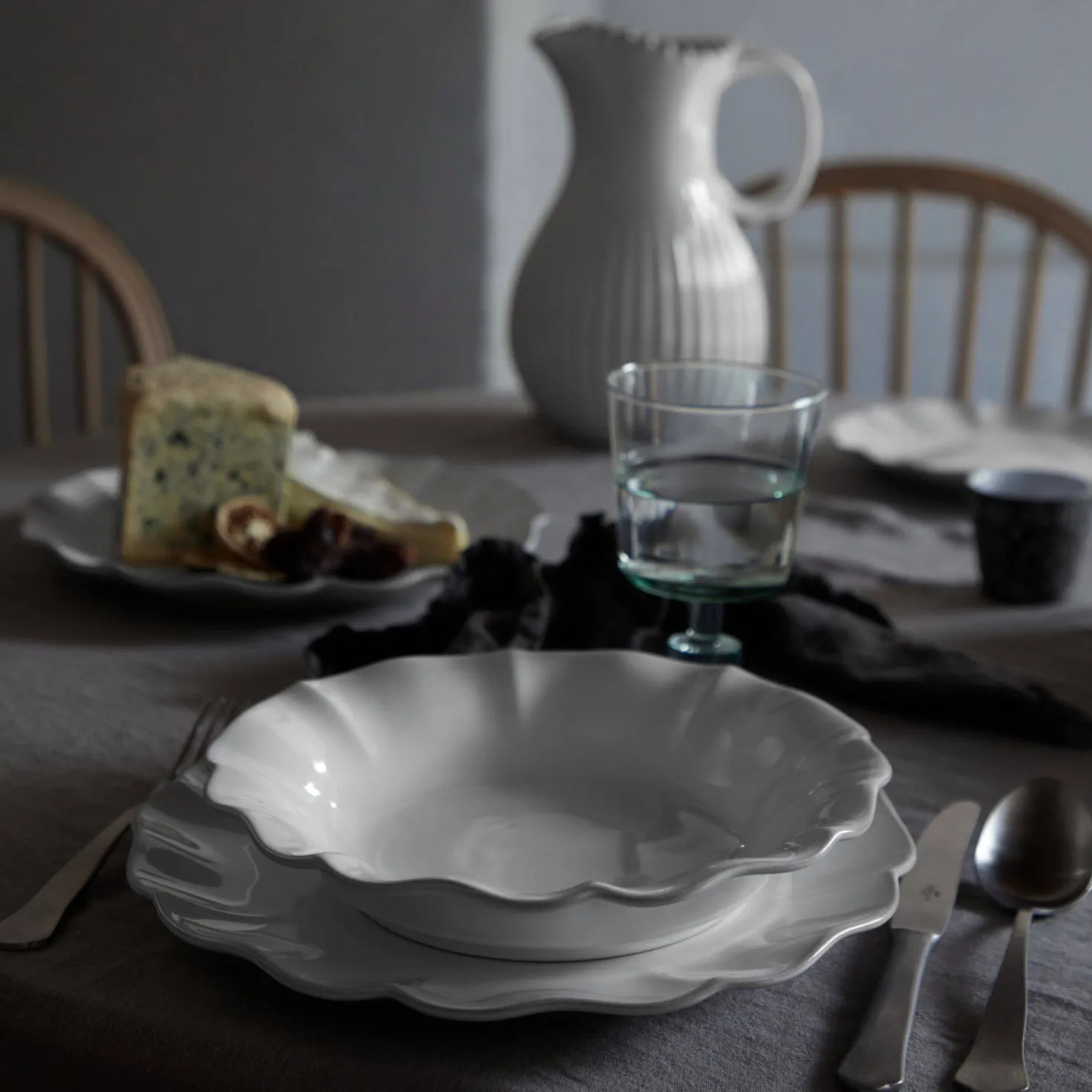 COSTA NOVA Lot de 6 assiettes plates D28cm ROSA