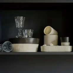 COSTA NOVA Plateau creux ovale grès déco 19 cm Notos