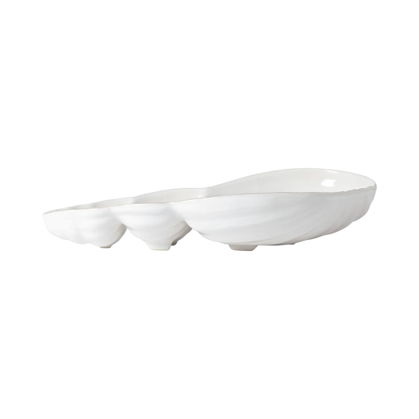COSTA NOVA Plat grès déco Coquillage Aparte