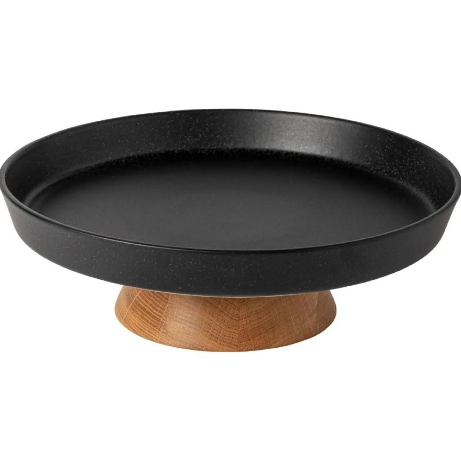 COSTA NOVA Plat sur pied grès et bois Boutique