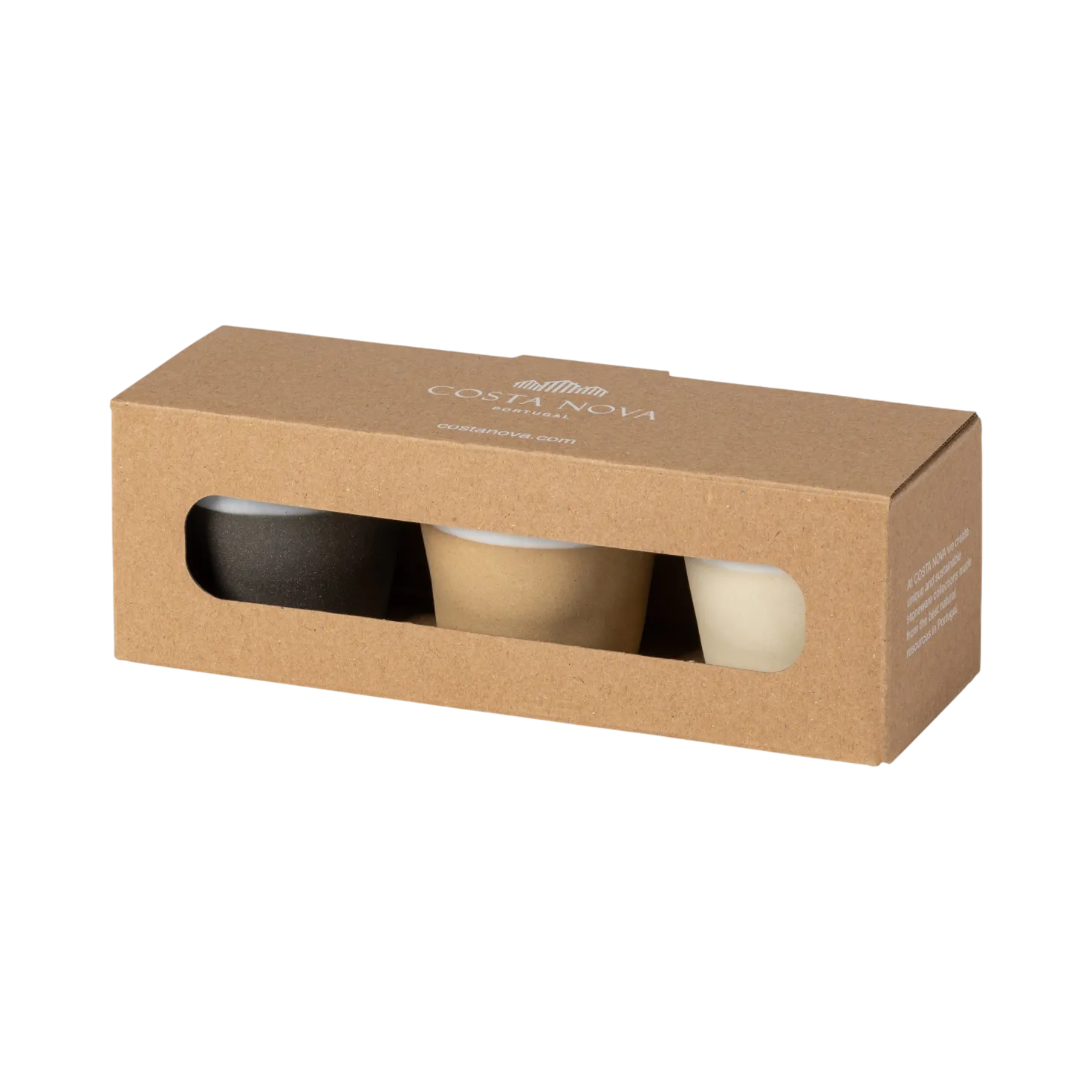 COSTA NOVA Set de 3 Tasses Espresso multicolore Grespresso