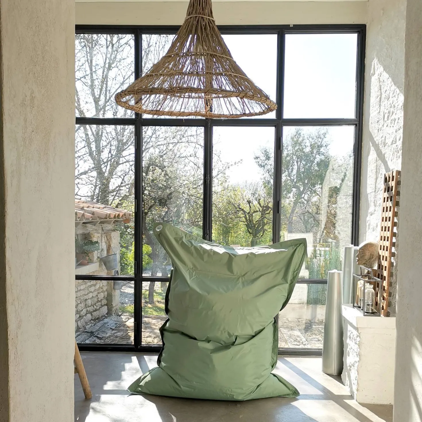 COTTON WOOD Pouf de sol rectangulaire 140 x 180 cm IN&OUT