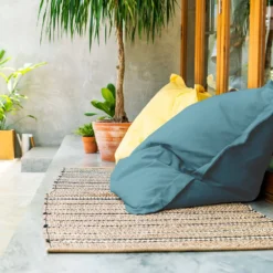 COTTON WOOD Pouf de sol rectangulaire 110 x 130 cm IN&OUT