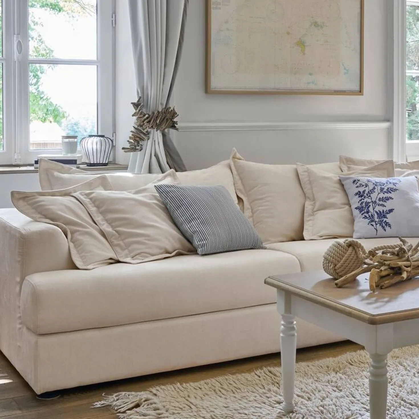 Coussin coton Aulne