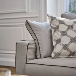 Coussin coton lin Grand Hôtel