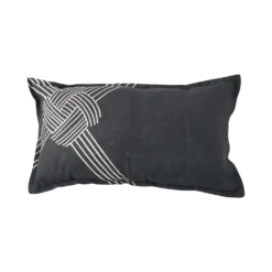 Coussin coton lin Nautique