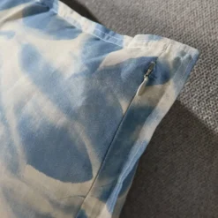 Coussin coton lin Plantain
