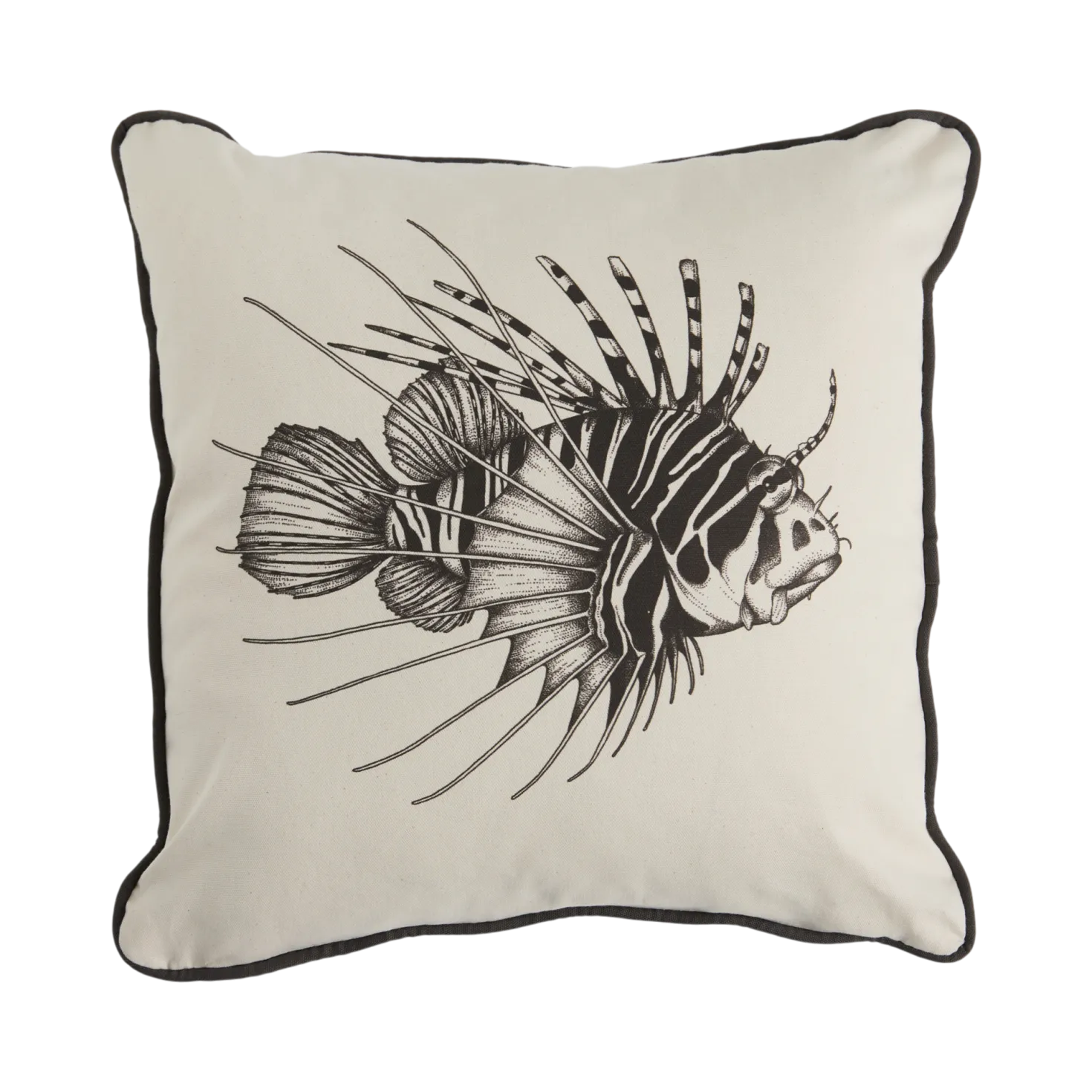 Coussin coton Rascasse BY THE INK ©