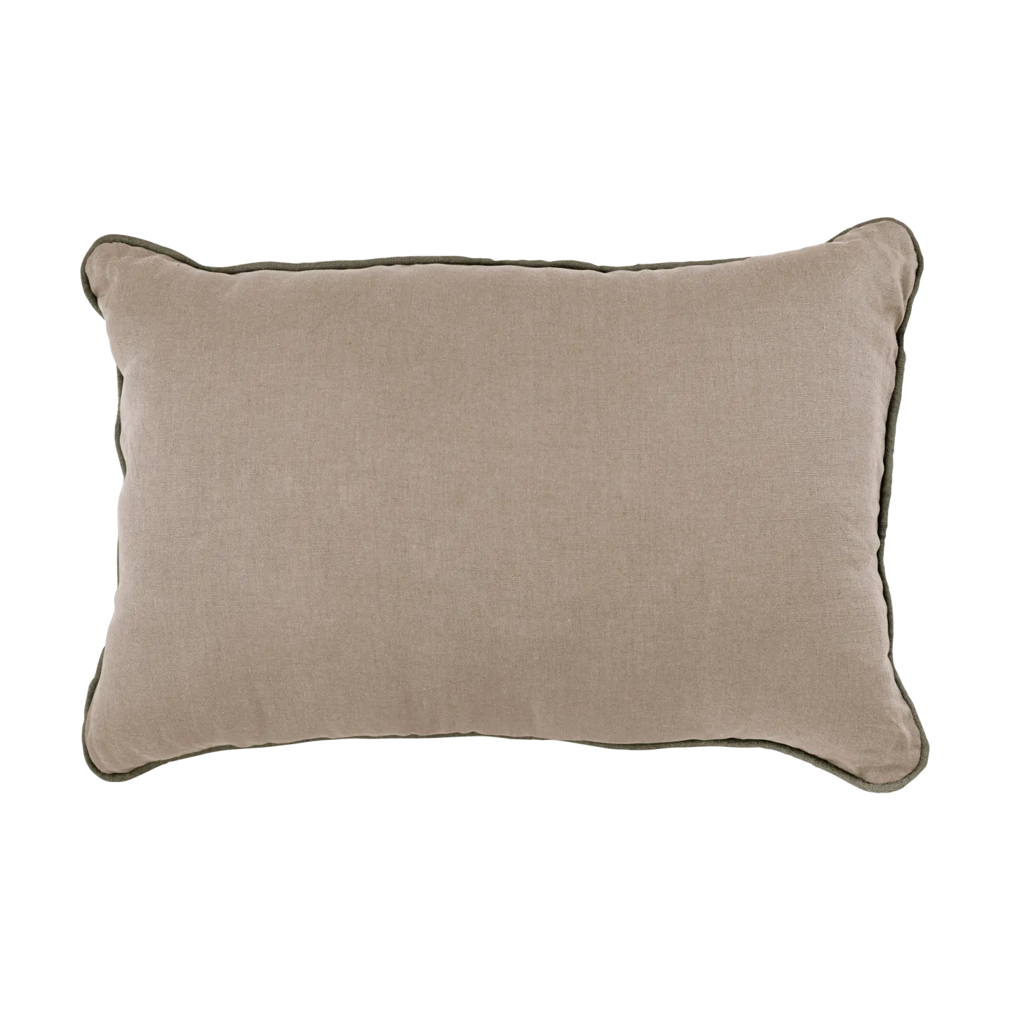 Coussin lin passepoil Carly