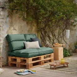 Coussin matelas palette recyclé Heva