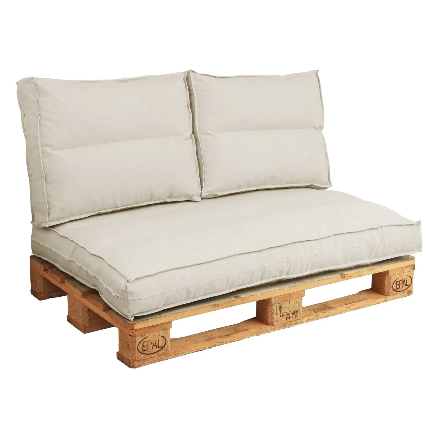 Coussin matelas palette recyclé Heva
