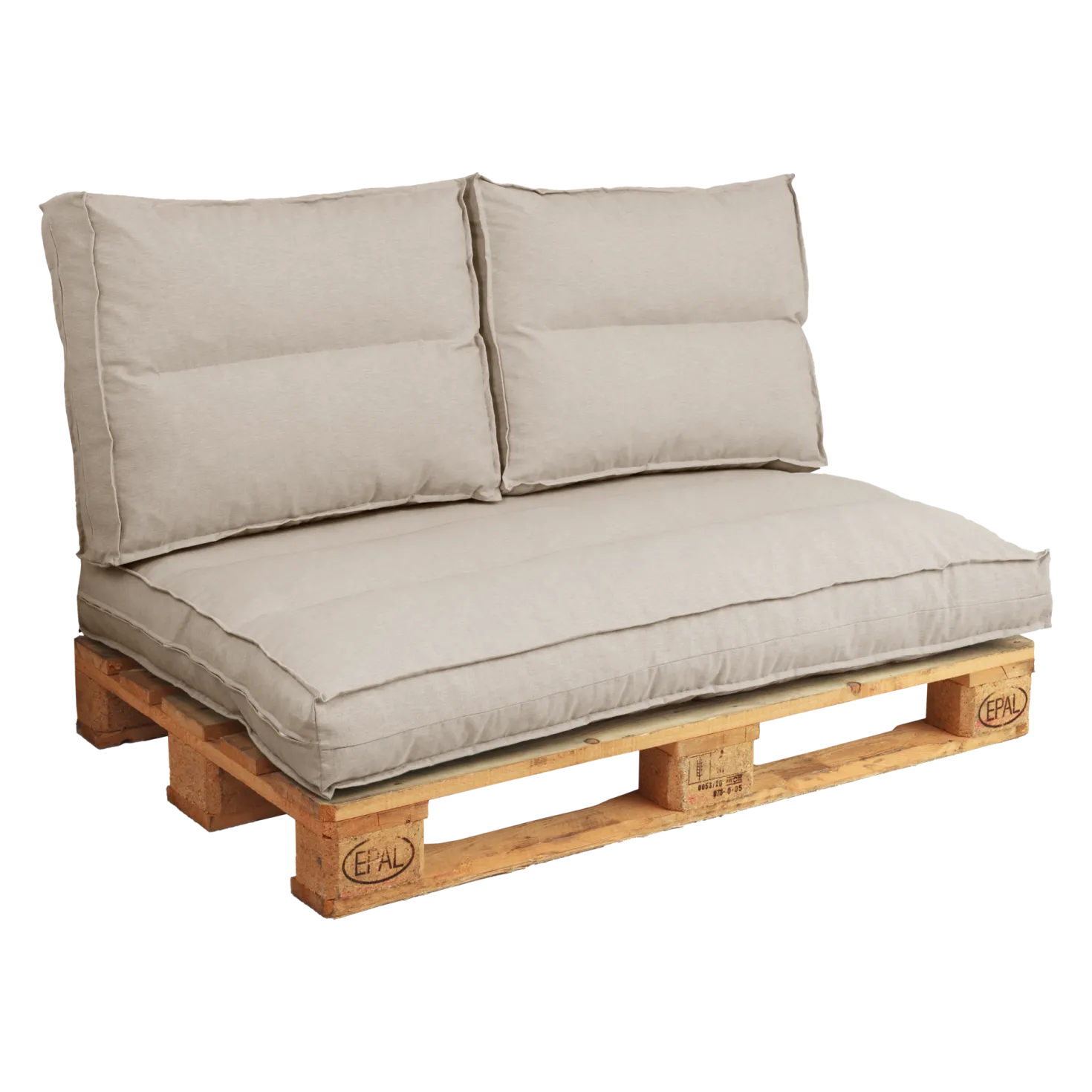 Coussin matelas palette recyclé Heva
