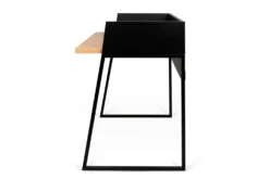 C.PRO PAR CAMIF Bureau bois pieds métal Tennessee