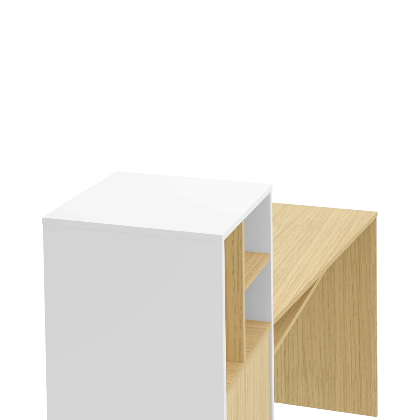 C.PRO PAR CAMIF Bureau bois 1 porte Mitch