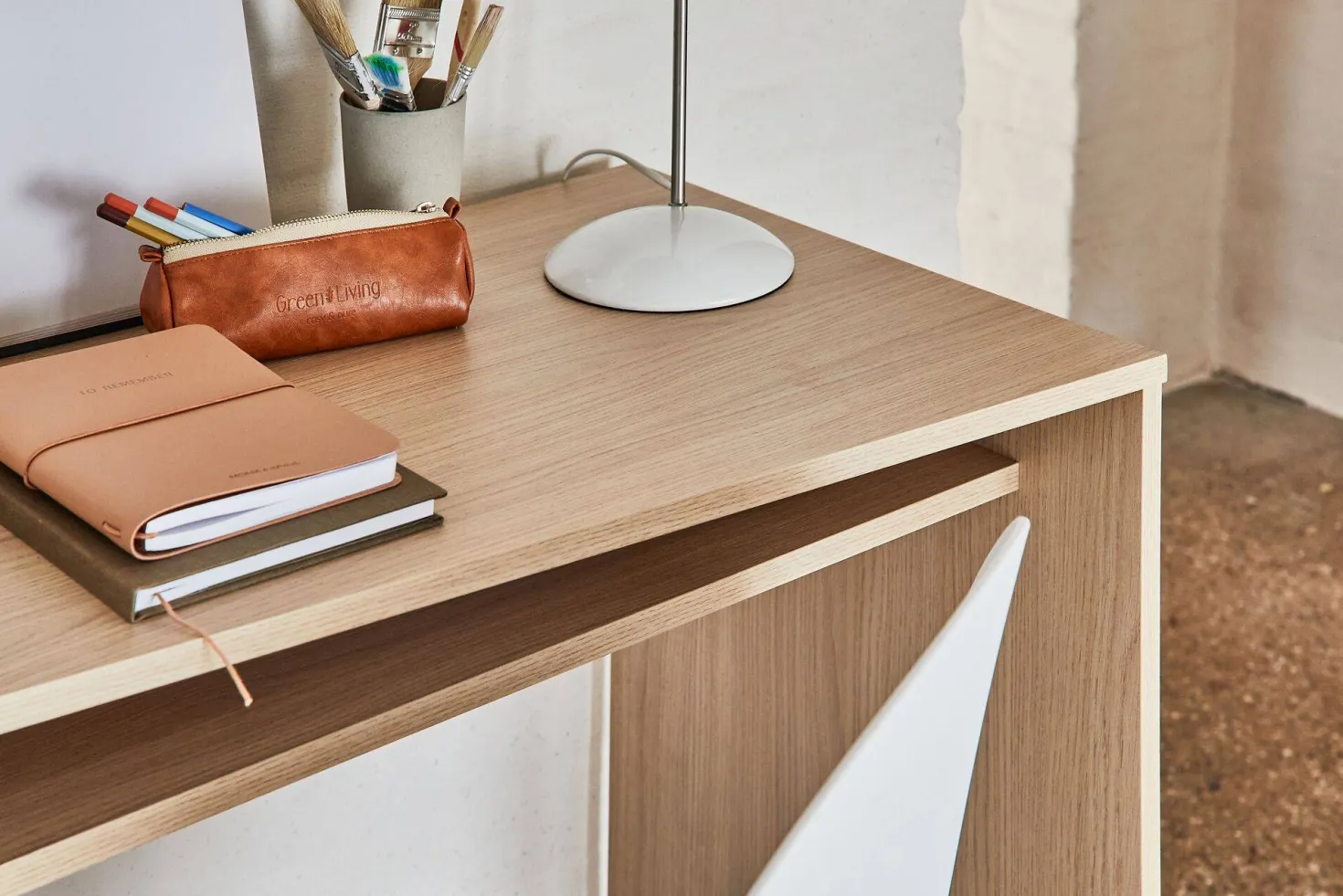 C.PRO PAR CAMIF Bureau bois 1 porte Mitch