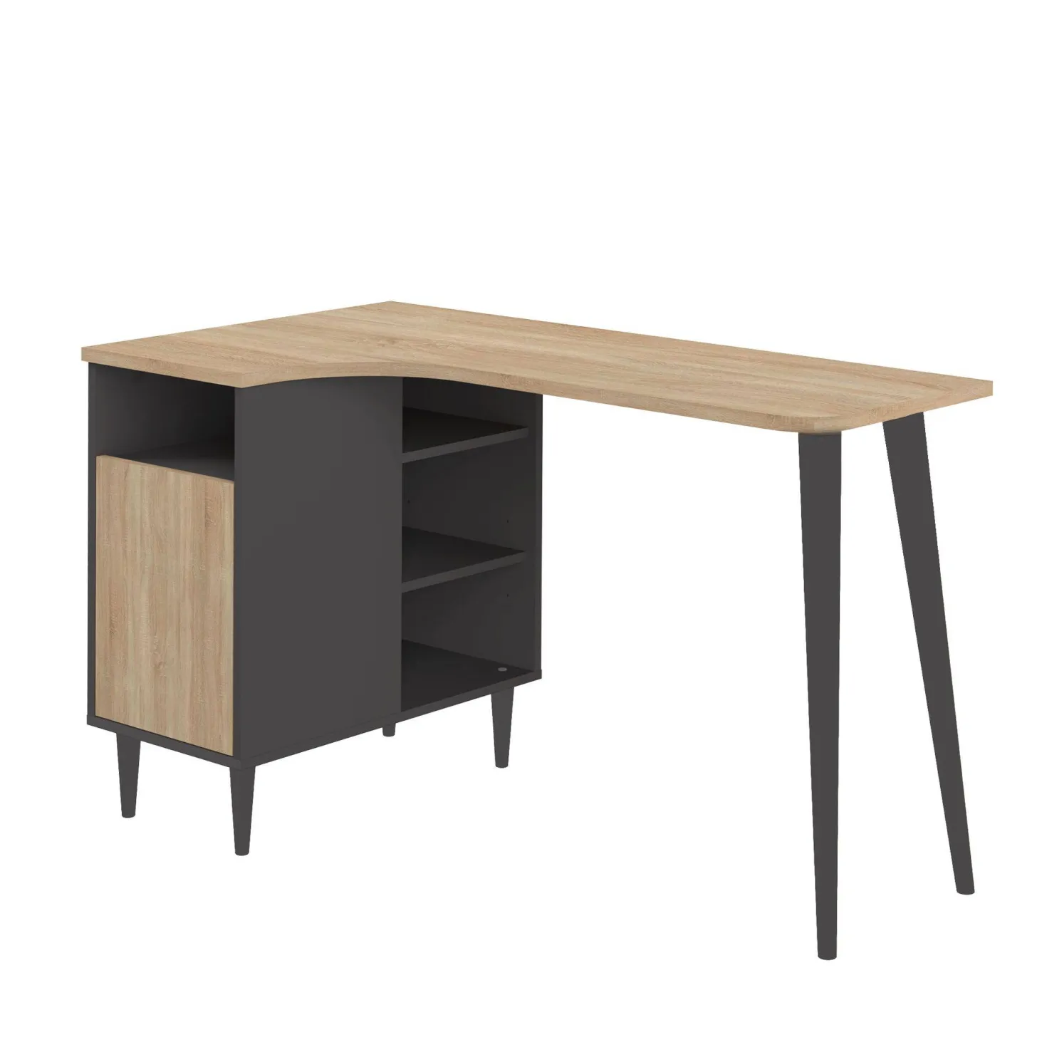 C.PRO PAR CAMIF Bureau bois 1 porte Nook