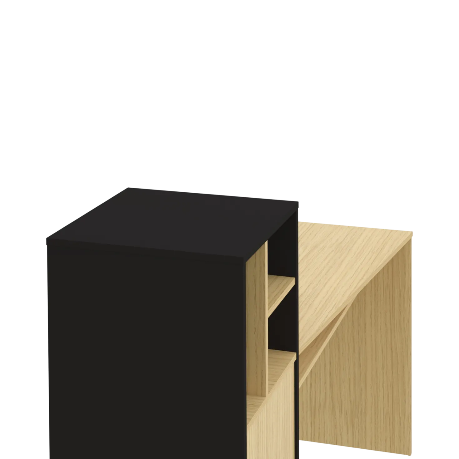 C.PRO PAR CAMIF Bureau bois 1 porte Mitch