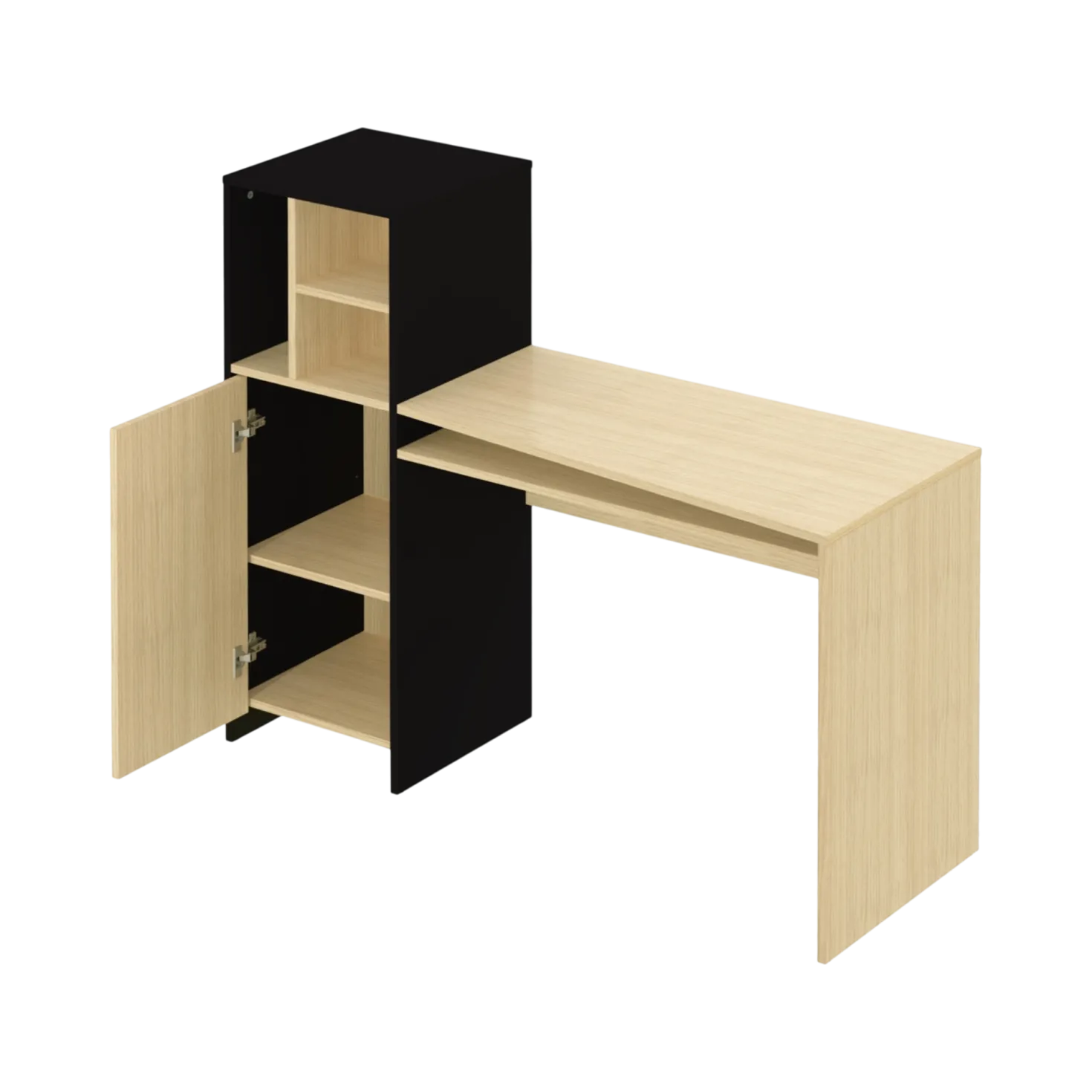 C.PRO PAR CAMIF Bureau bois 1 porte Mitch